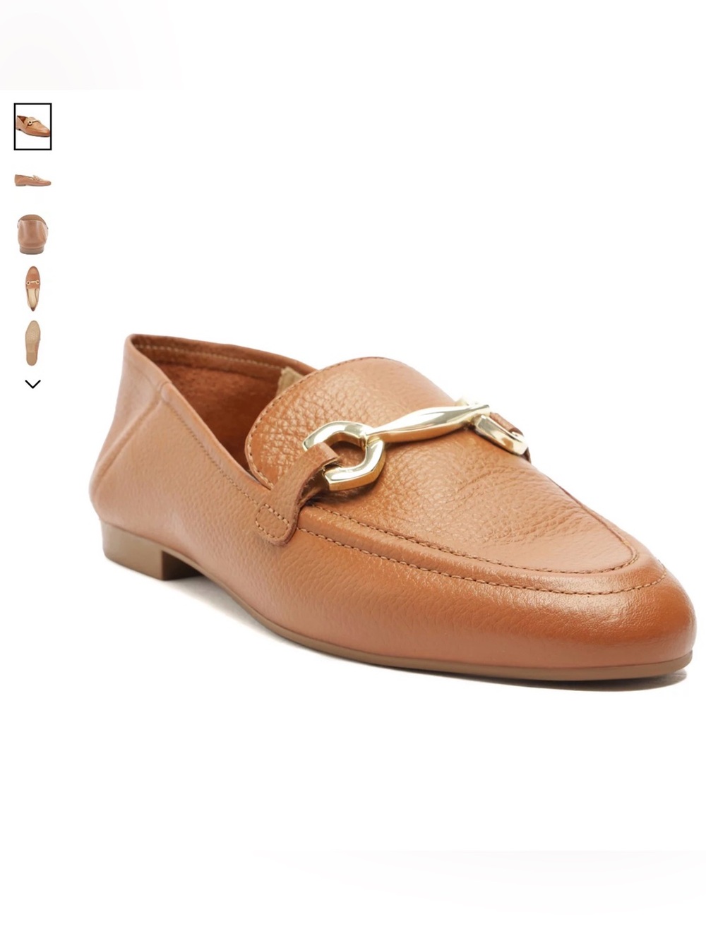 Arezzo 
Brazilian soft leather  Emma Horse Bit driving Loafers so chic! 8Brown